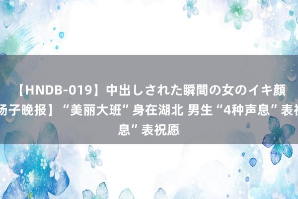 【HNDB-019】中出しされた瞬間の女のイキ顔 【扬子晚报】“美丽大班”身在湖北 男生“4种声息”表祝愿