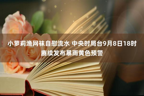 小萝莉渔网袜自慰流水 中央时局台9月8日18时赓续发布暴雨黄色预警